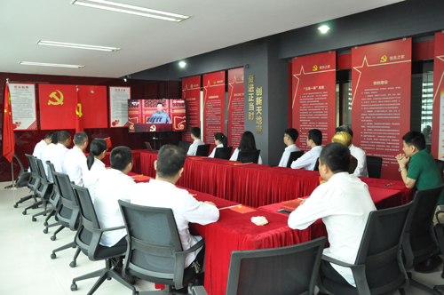 伯特利党支部组织收看“庆祝中国共产党成立100周年大会”直播盛况