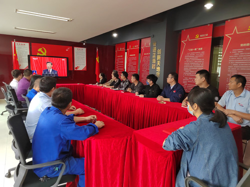 伯特利党支部组织收看党的二十大开幕式