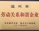 2010-2劳动关系和谐企业-温州
